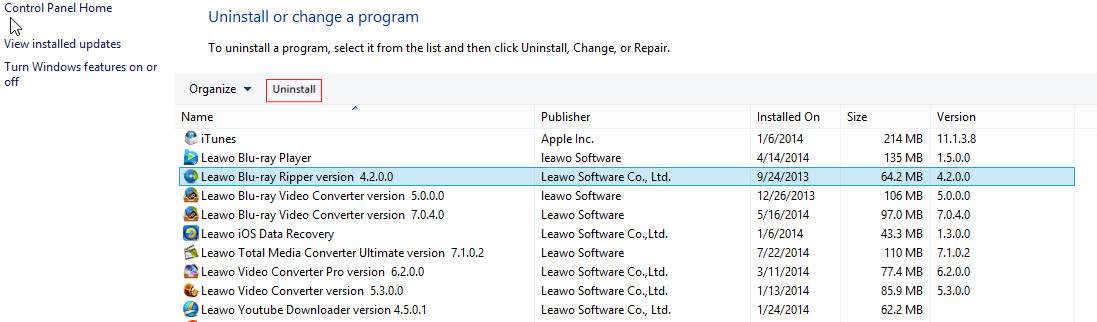 Uninstaller