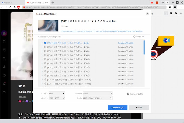 Danime Downloader Step3