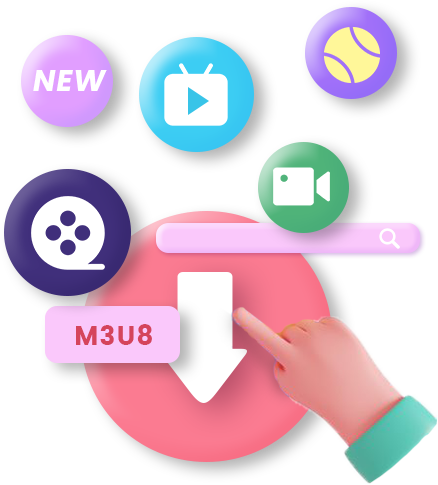 M3U8 Downloader features