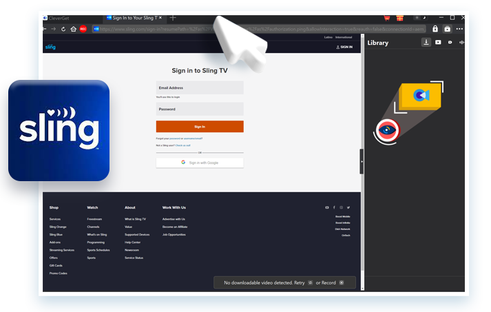 Sling Downloader Step1
