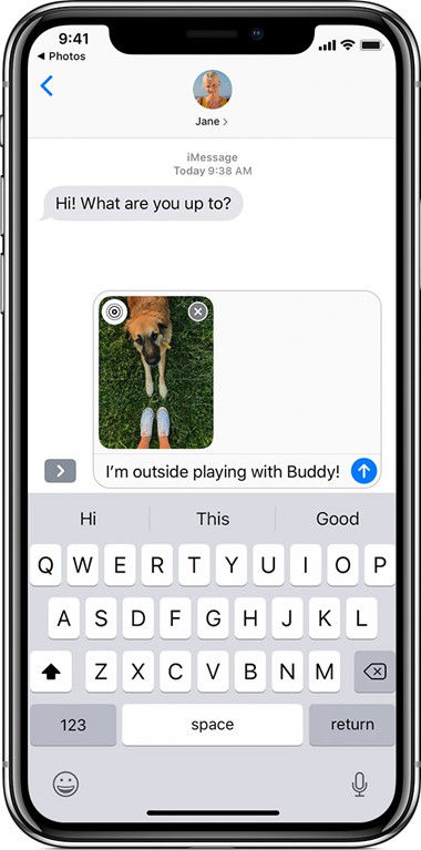screenshot iphone text message