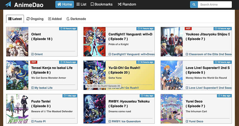 AnimeDao - Free Online Stream of High-Quality Anime