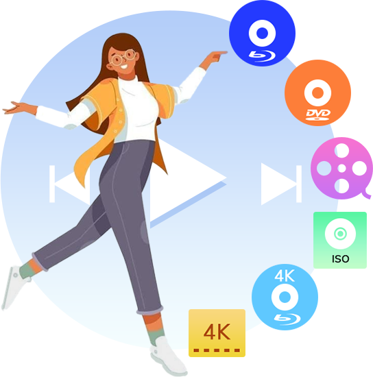 6-in-1 Free Blu-ray/DVD/Video… Media Player Software