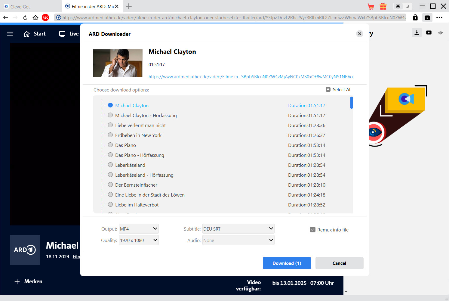 ARD Downloader Step3