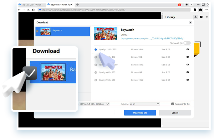 Paramount Plus Downloader Step3