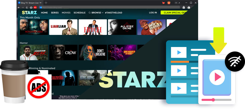 STARZ Downloader features