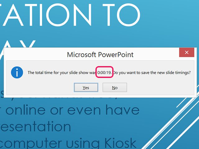 how to save powerpoint presentation to play automatically