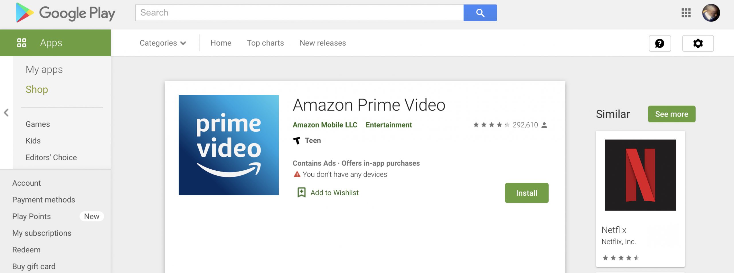 Prime Video – Applications sur Google Play